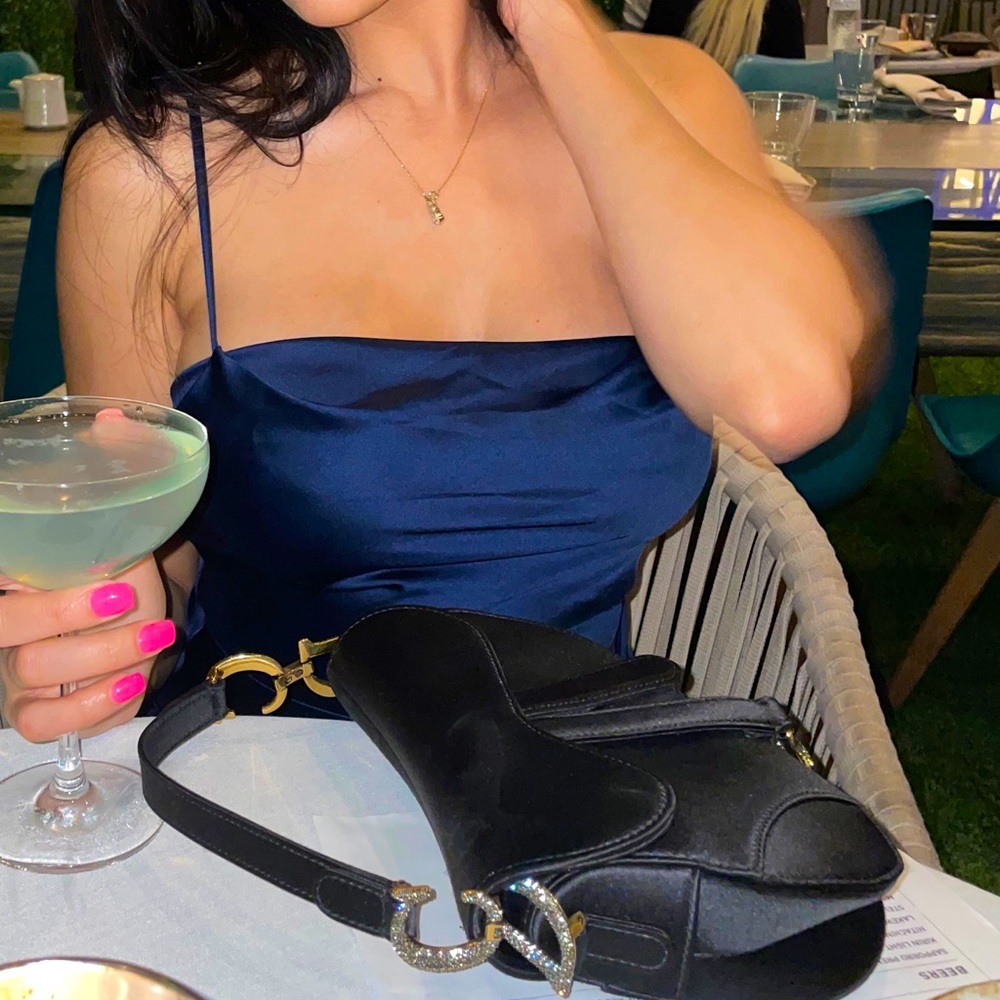 CHRISTIAN DIOR
2019 Mini Strass Saddle Bag